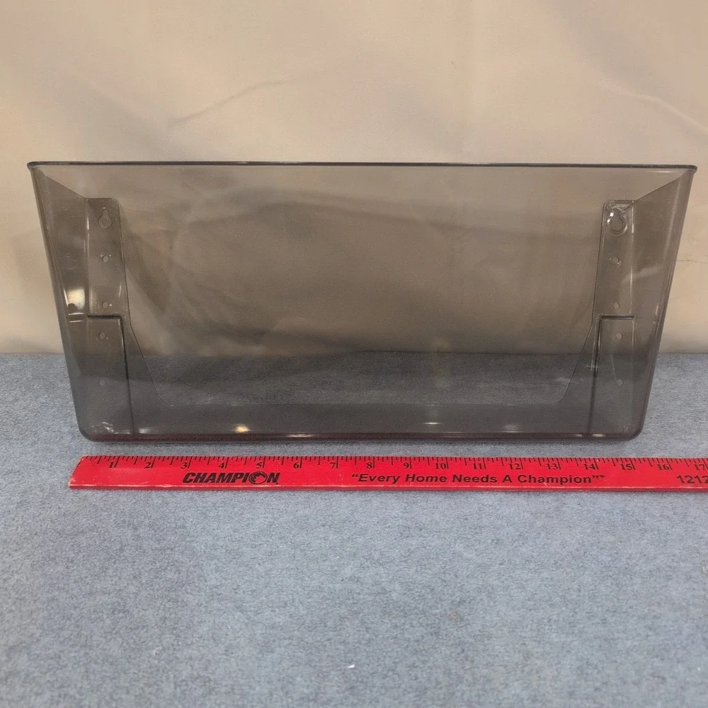 Deflect-o Stackable‎ Wall Pocket 74302 Smoke Clear Plastic Organizer Holder